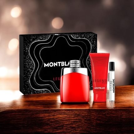 ET MONTBLANC LEGEND RED EDP 100ML + SHOWER GEL 100ML + EDP 7.5ML HOMBRE